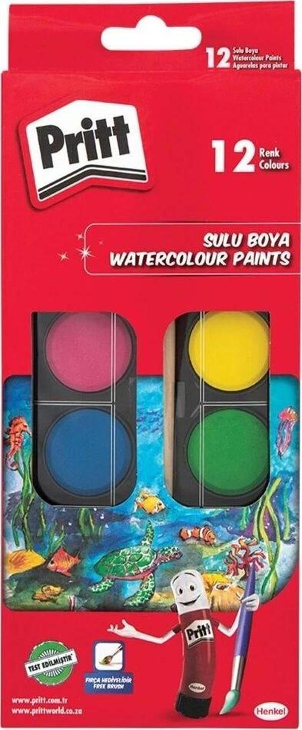 Supertrend Sulu Boya 12 Renk Büyük Tablet - Image 1