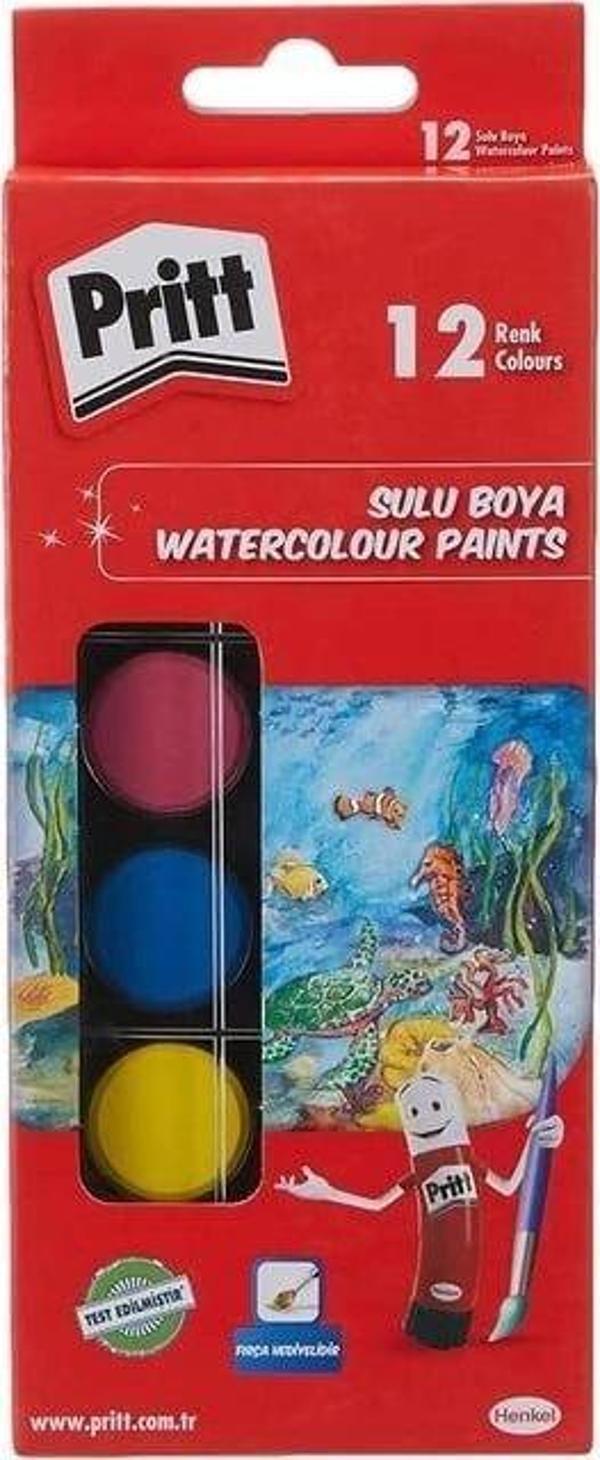Supertrend Sulu Boya 12 Renk Küçük Tablet - Image 1