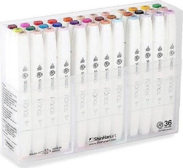 Touch Twin Brush Marker Fırça Uçlu Marker Seti 36 Renk - Image 1