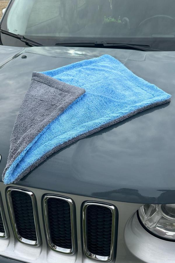 Manosta Extra Kalın 40X60 Cm Çift Taraflı  740 Gsm Mikrofiber Oto Yıkama Kurulama Temizlik Bezi - Image 1