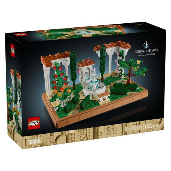 10359 Lego icons Çeşmeli Bahçe - Fountain Garden 1302 parça +18 yaş - Image 1