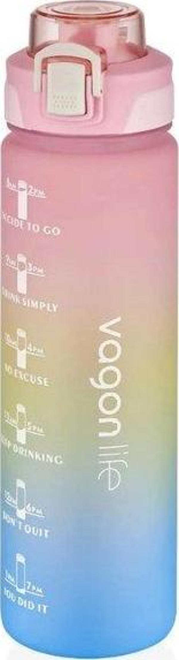Vagon Motivasyon Matara 2310 Pembe-Mavi 1000 ml - Image 1