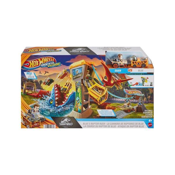 HTP12 Hot Wheels Racerverse Jurassic Pist Seti - Image 1