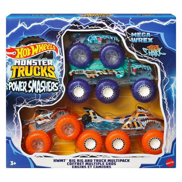 HYJ29 Hot Wheels Monster Trucks Power Smashers Çoklu Paket - Image 1