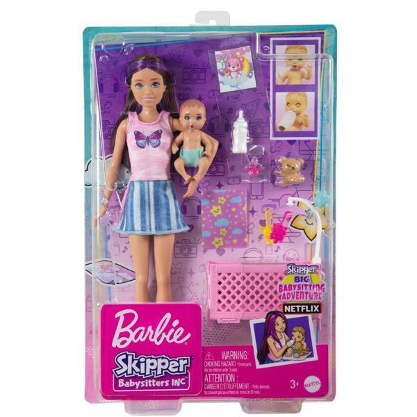 HJY33 Mavi Saçlı Skipper Bebek Bakıcısı  ve Oyun Seti - Image 1