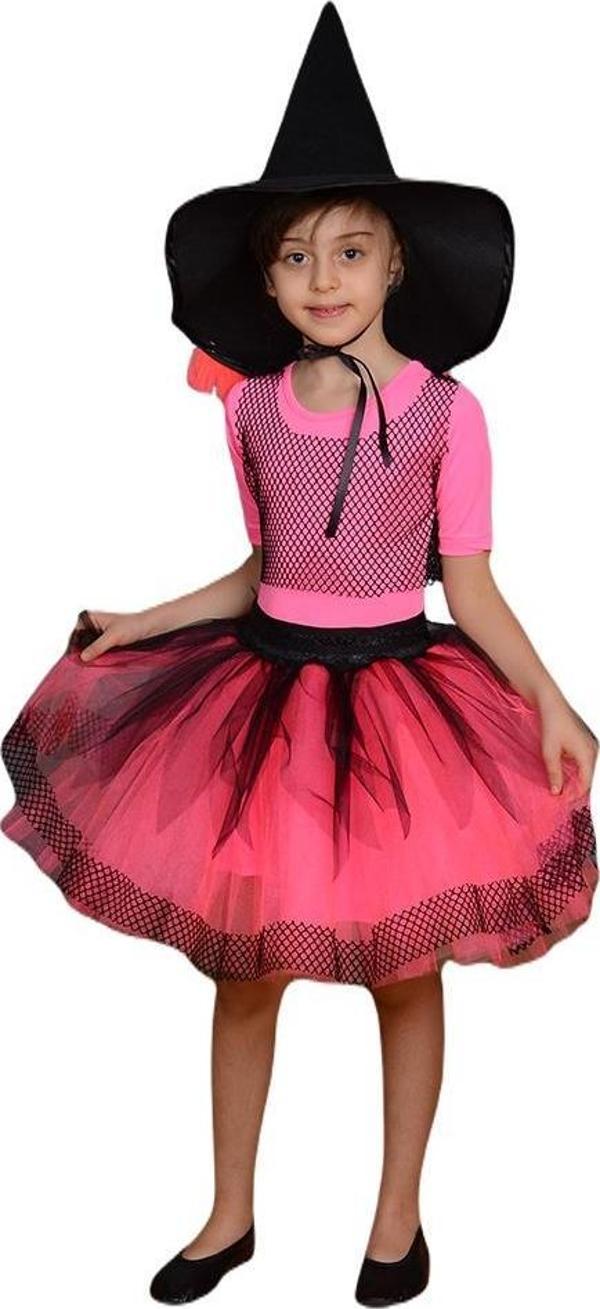 Çingene Cadı Kostümü + Cadı Şapkası - Cadılar Bayramı Kostümü - Halloween Kostüm - Image 1