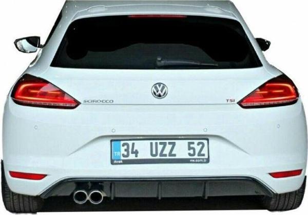 Volkswagen Scirocco 2015 - 17 Difüzör Sol Çift Çıkış Plastik Boyasız - Image 1