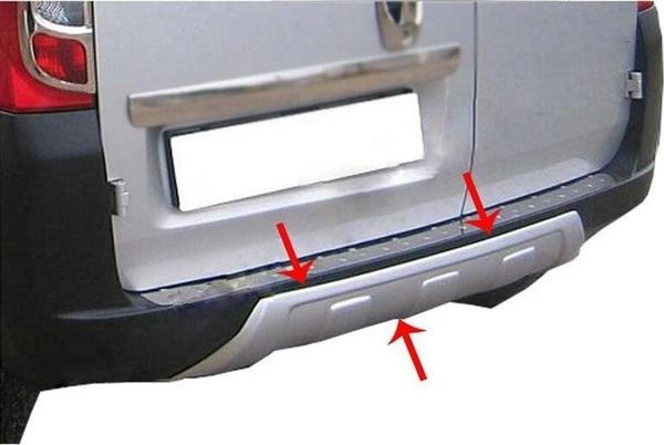 Peugeot Bipper Arka Difüzör Boyalı - Image 1