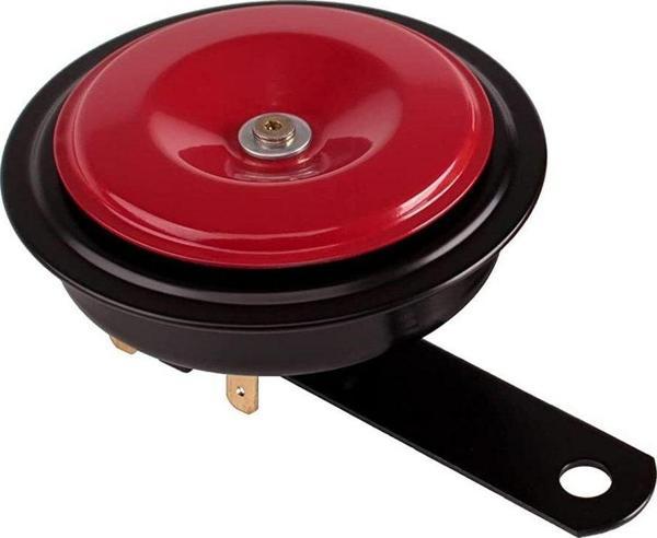 12V Elektrikli Yüksek Tonlu Korna Kırmızı - Image 1