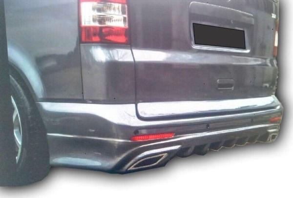 Volkswagen Transporter T5 Difüzörlü Arka Tampon Eki Boyasız - Image 1