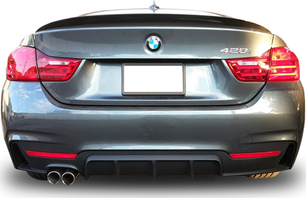 Bmw F32 - F33 - F36 4 Serisi 2013 - 20 M Performance Difüzör (Sol Tek) Plastik Boyasız - Image 1