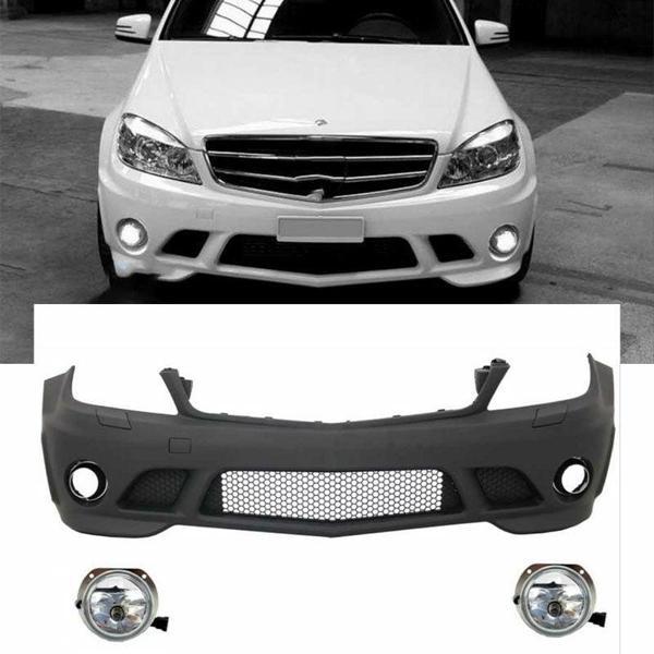 Mercedes W204 2007-2011 C63 Uyumlu Ön Tampon (Makyajsız) - Image 1