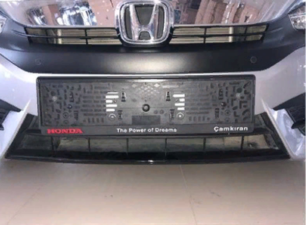 Honda Civic Fc5 2016-2020 Ön Tampon Alt Çıta Black 2 Parça - Image 1