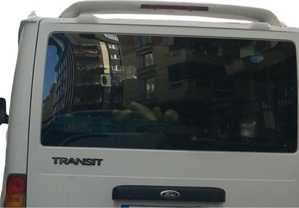 Ford Transit Eski Kasa Işıklı Spoiler Boyalı - Image 1