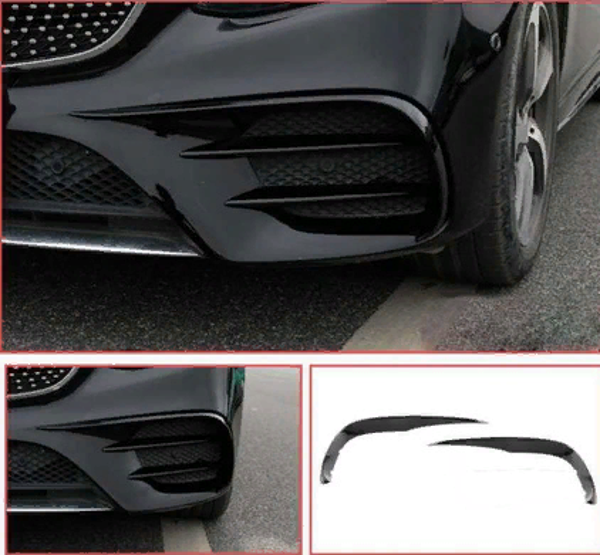 Mercedes W213 2016-2019 E & C238 Coupe Uyumlu E63 Ön Tampon Bıçakları - Image 1