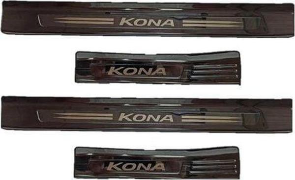 Hyundai Kona Kapı Eşik Koruma - Titanyum Siyah - Image 1
