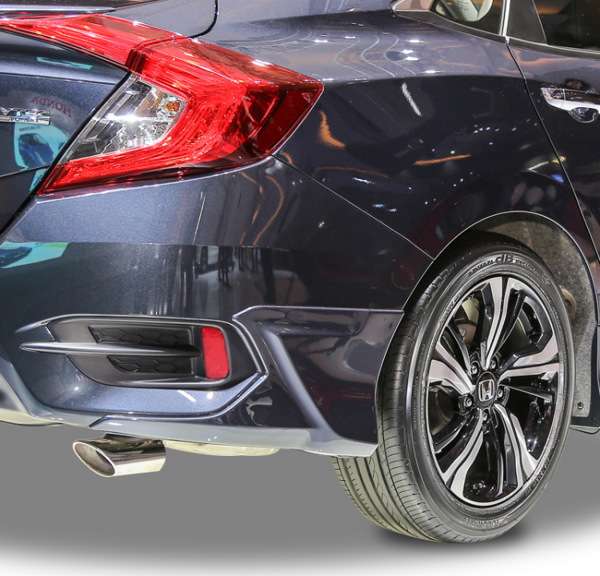 Honda Civic Fc5 2016 - 2021 Modulo Arka Flap Plastik Boyasız - Image 1