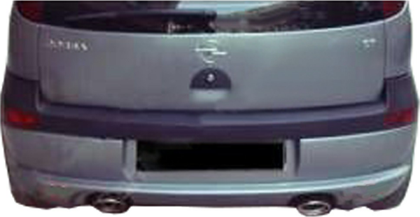 Opel Corsa C Makyajsız Kasa Arka Tampon Eki Boyalı - Image 1