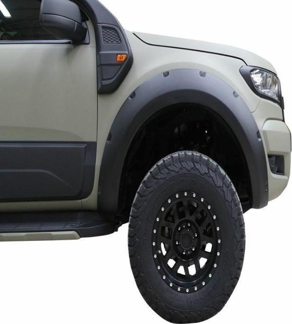 Ford Ranger 2016 Çıkıntılı Civatasız Çamurluk Kaplama Dodik - Image 1