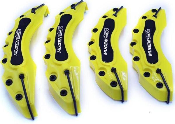 Mugen Logolu Kaliper Kapağı Sarı 4 Parça - Image 1
