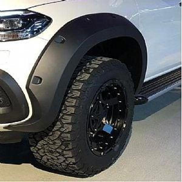 Mercedes X-Class Uyumlu Çıkıntılı Civatasız Çamurluk Kaplama Tek Depo Dodik - Image 1