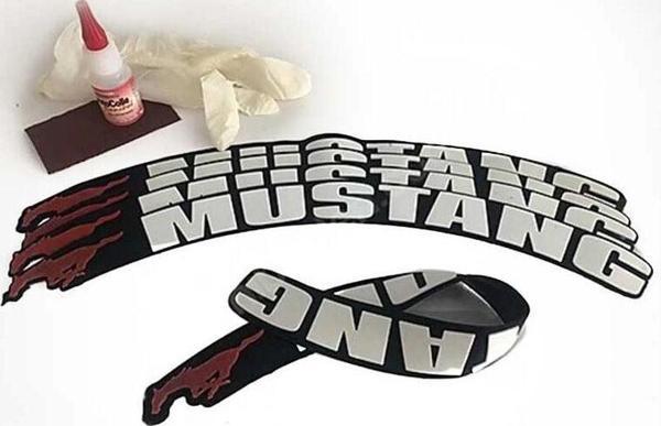 Mustang Lastik Yazısı Seti 8 Adet - Image 1