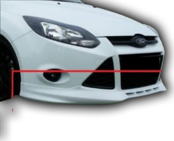 Ford Focus 3-3.5 Sedan Makyajsız Ön Tampon Eki PlastikBoyasız - Image 1