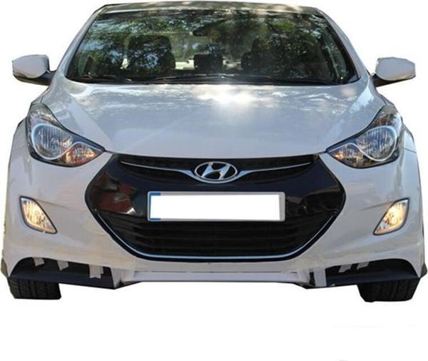 Hyundai Elantra 2012 - 2015 3 Parça Ön Tampon Eki Boyasız - Image 1