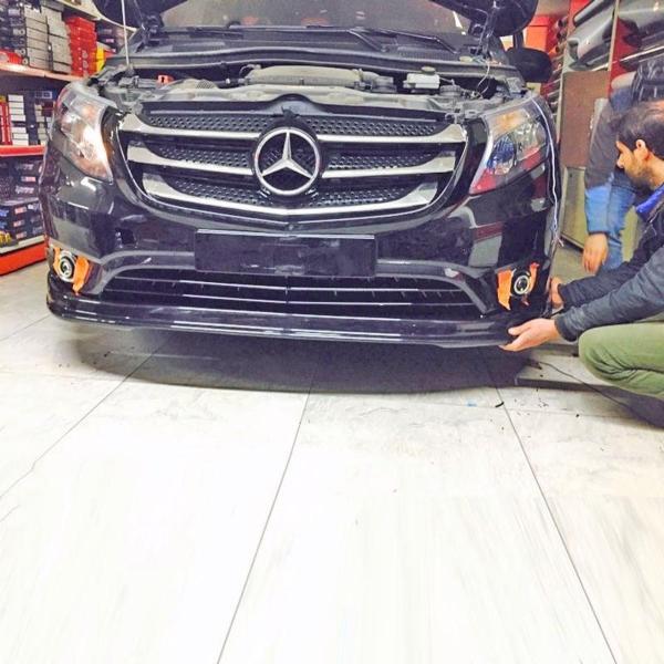 Mercedes W640 Uyumlu Yeni Vito Ön Karlık Boyalı - Image 1