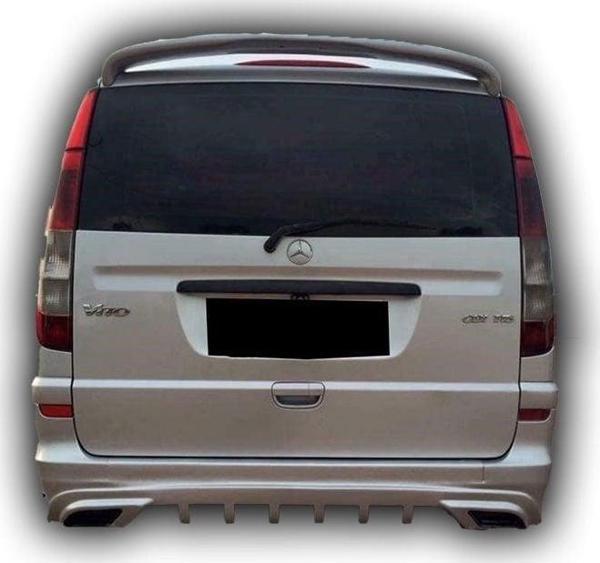 Mercedes Vito Orta Kasa 2004 - 2010 Uyumlu Arka Tampon Giydirme Boyasız - Image 1
