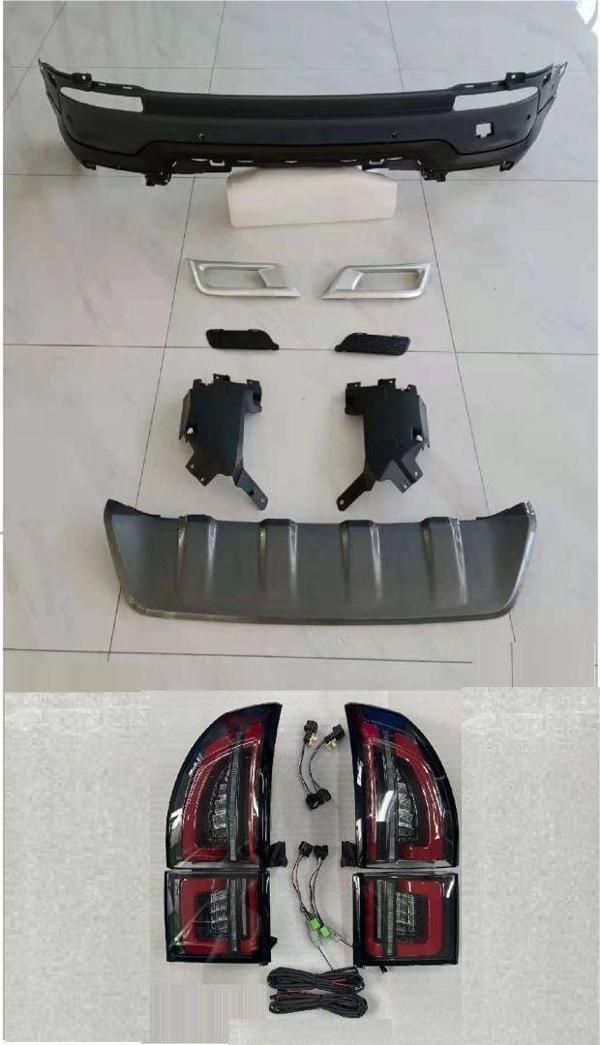 Land Rover Discovery Sport (2015-2019) Arası Uyumlu 2020+ Makyajlama Arka Tampon ve Stop Seti - Image 1