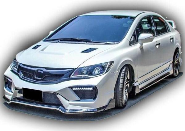 Honda Civic Fd6 2006 - 2012 Type-R X Ön Tampon Plastik Boyasız - Image 1