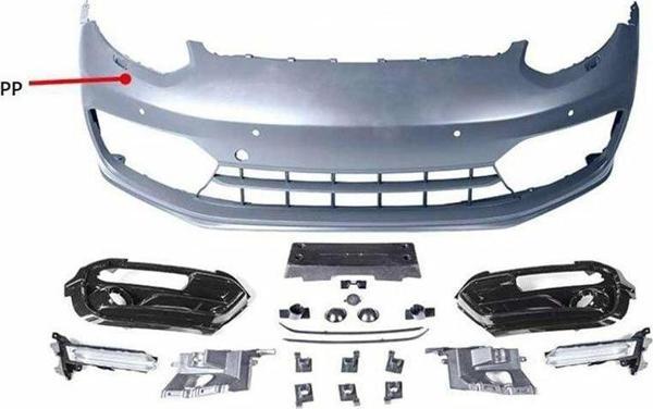 Porsche Panamera 2011-2013 Facelift 2017+ Uyumlu Yükseltme Ön Tampon Set - Image 1