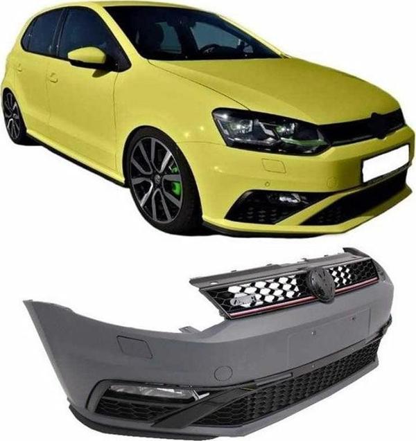 Volkswagen Polo 6r/6c (2010-2017)  Gti Ön Tampon ve Panjur Seti (Makyajlı) - Image 1