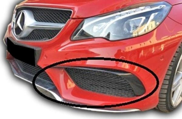Mercedes W207 Uyumlu Coupe Ön Tampon Kaşları 2 Parça Boyasız - Image 1