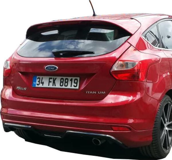 Ford Focus 3-3.5 HB Makyajsız Arka Tampon Eki Plastik Boyalı - Image 1