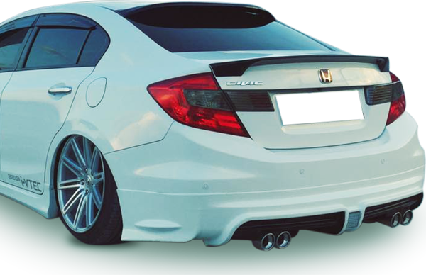 Honda Civic Fb7 2012 - 16 Mugen RR Arka Ek Plastik Boyasız - Image 1