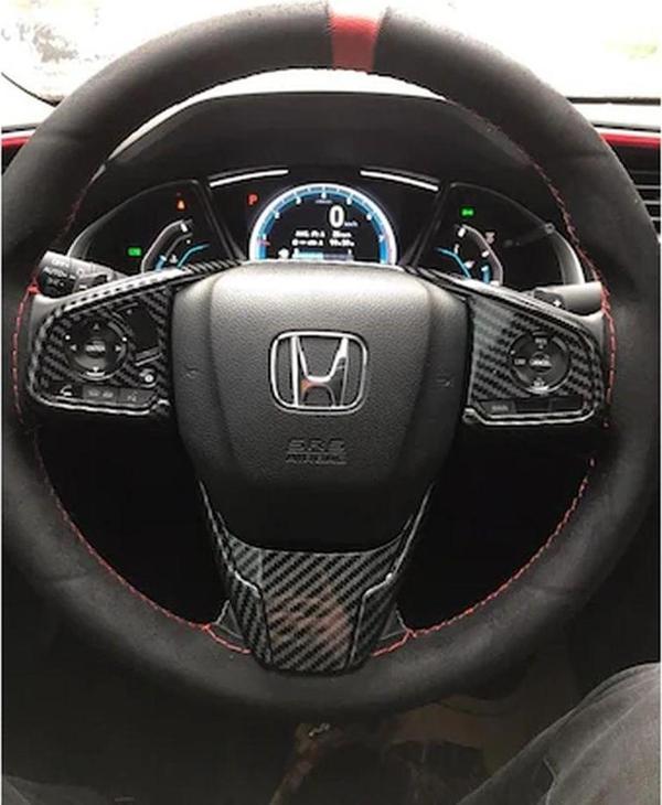 Honda Civic Fc5 2016-2020 Direksyon Kaplama Karbon Full Set - Image 1