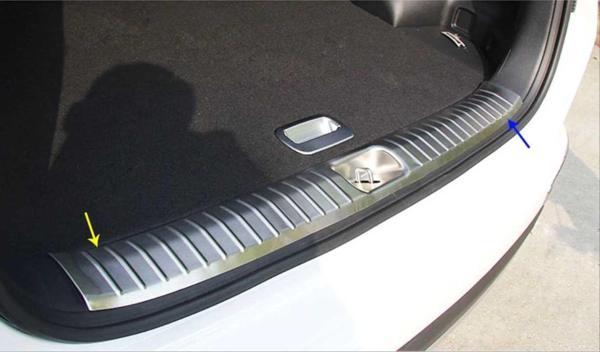 Kia Sportage 2016 - 2019 Uyumlu Bagaj Eşik Koruması Krom - Image 1