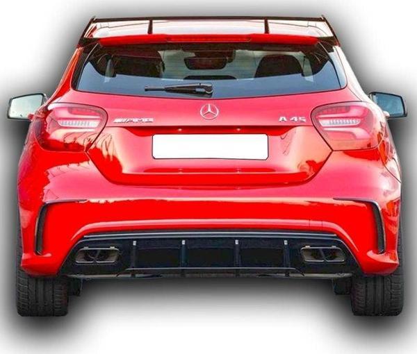 Mercedes W176 A Serisi Amg A45 2012 - 2018 Uyumlu Difüzör Plastik Boyasız - Image 1