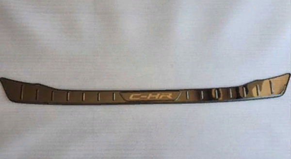 Toyota C-HR 2016-2019 Arka Tampon Üst Koruma - Titanyum Siyah - Image 1
