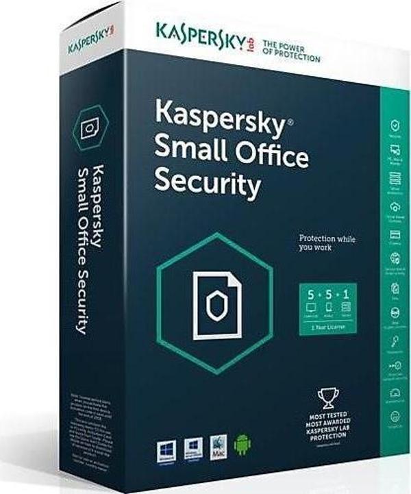 Kaspersky Small Office Security 5Pc+5Md+1Fs 3 Yıl Box - Image 1