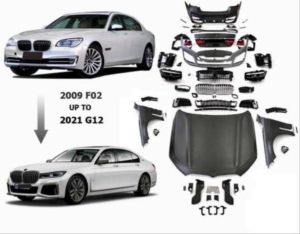 Bmw F01 / 7 Serisi (2013-2015) Arası Makyajlı Kasa Uyumlu G12 Facelıft Body Kit / Xenon Farlı Model - Image 1