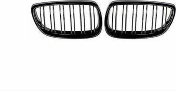 Bmw E92 2006-2009 M3 Böbrek (Çift Çizgi Panjur) Piano Black - Image 1