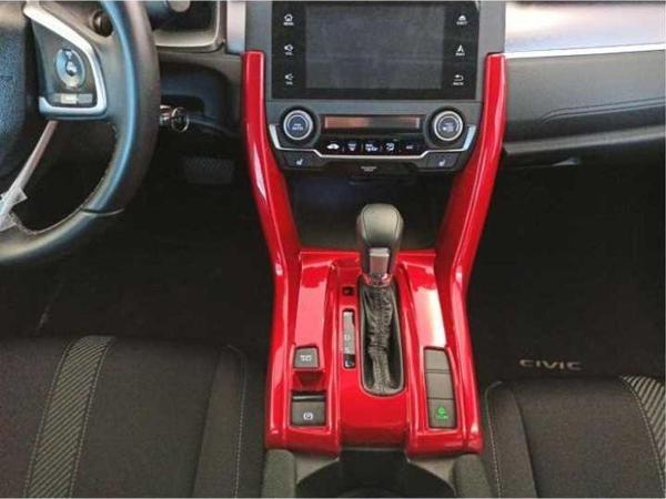 Honda Civic Fc5 2016-2020 Yeni Stil Vites Konsol Kaplama - Kırmızı - Image 1