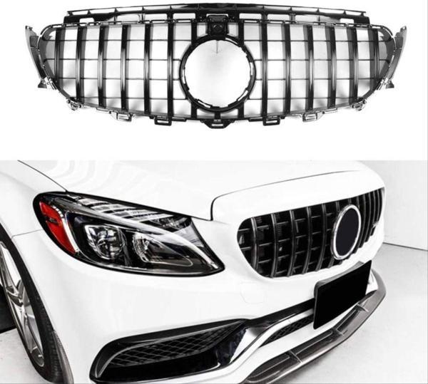 Mercedes W205 C Serisi 2019+ Uyumlu GTR Panjur / Siyah - Image 1