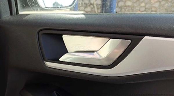 Ford Focus 2019+ Kapı Kolu İç Açma Kaplama-Silver - Image 1