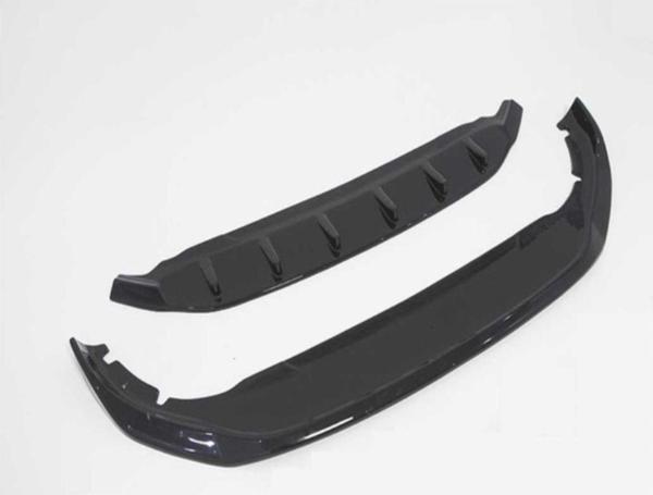 Volkswagen Golf 8 Uyumlu Piano Black Ön Lip / Style - Lıfe - Impressıon Tampon İçin - Image 1