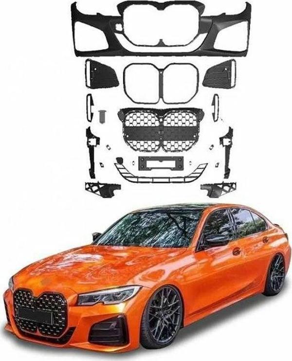 Bmw 3 Serisi G20 İçin G22 Dönüşüm Body Kit (Krom Çerçeveli) - Image 1