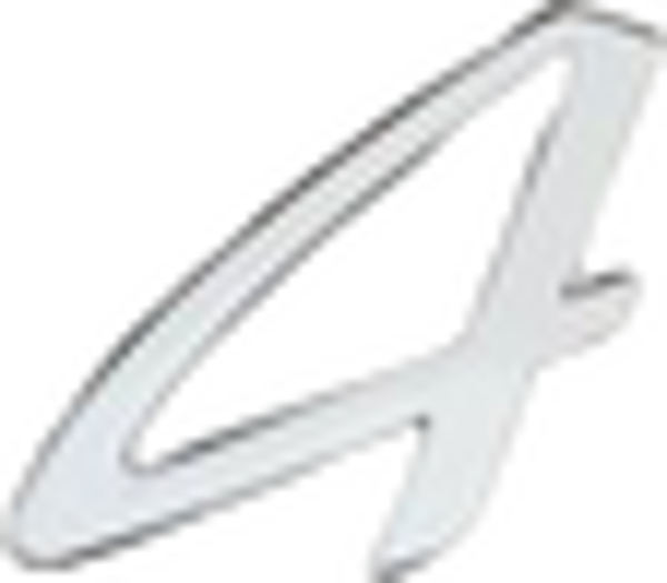 Porsche Panamera Uyumlu 4 Krom Bagaj Logosu (AL-238) - Image 1